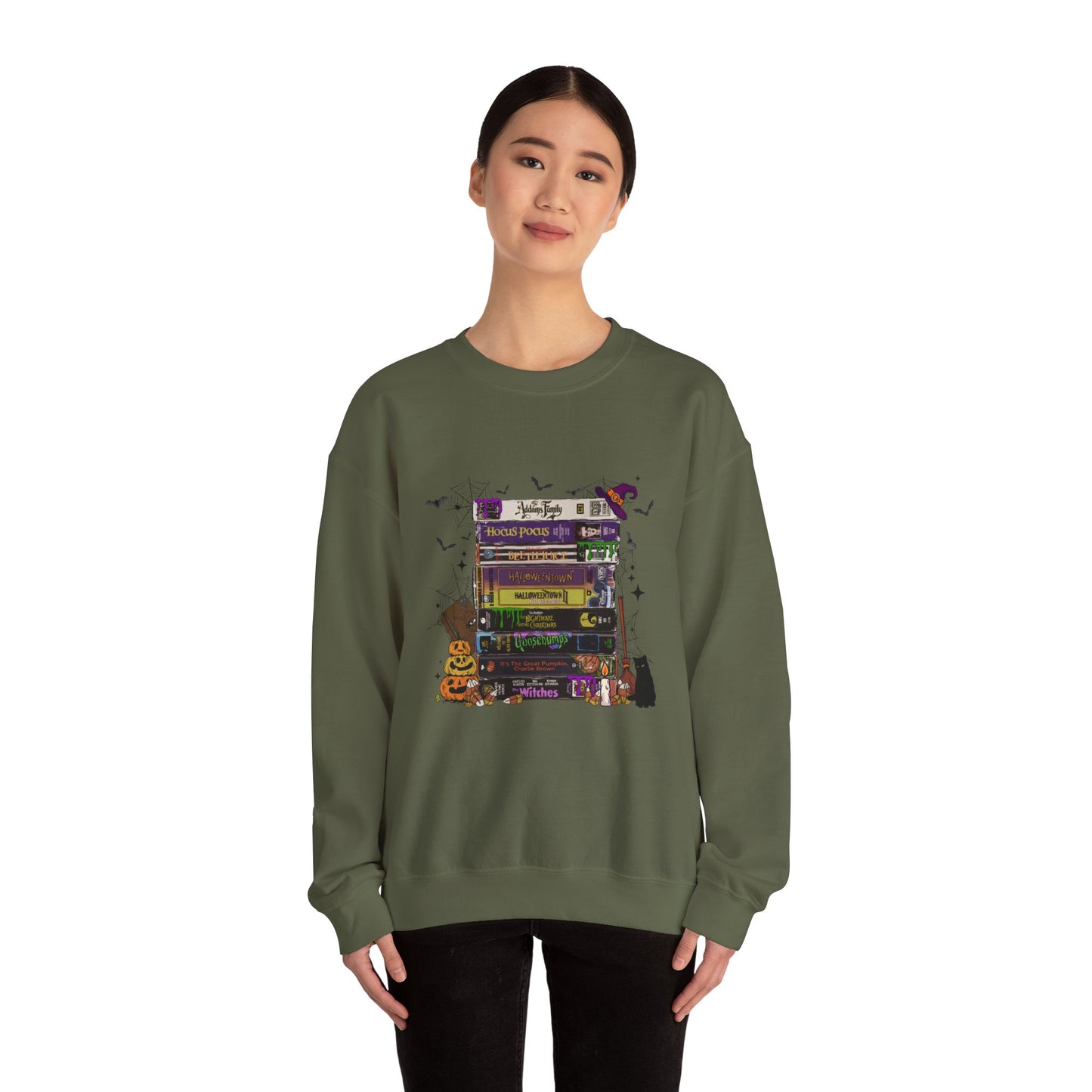 Happy Halloween / Halloween VHS / Unisex Heavy Blend™ Crewneck Sweatshirt