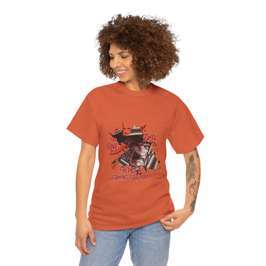 Happy Halloween/Freddy/Unisex Heavy Cotton Tee