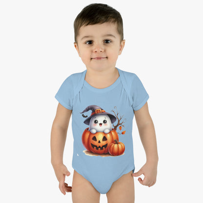 Happy Halloween/Infant Baby Rib Bodysuit