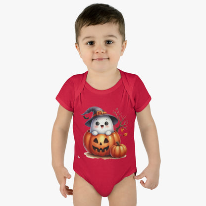 Happy Halloween/Infant Baby Rib Bodysuit