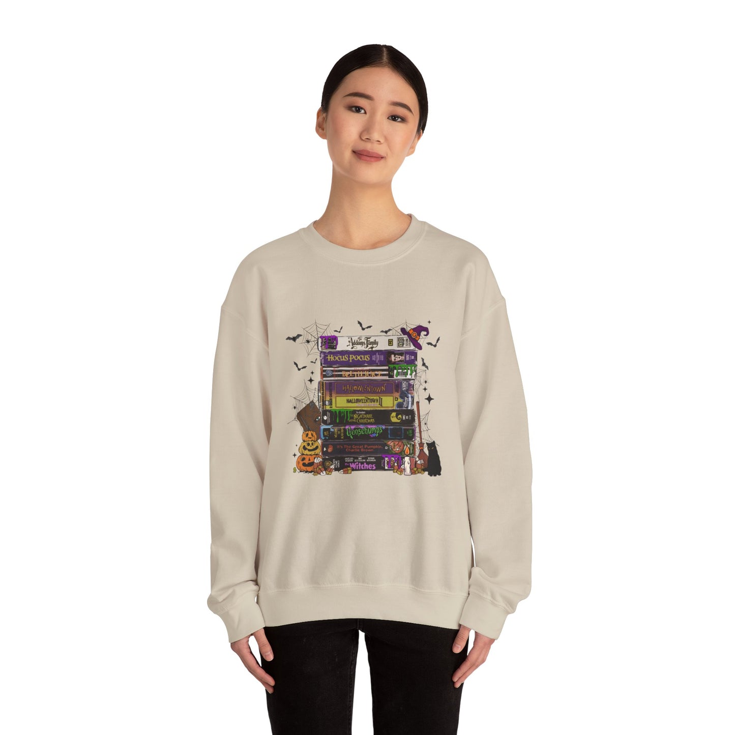 Happy Halloween / Halloween VHS / Unisex Heavy Blend™ Crewneck Sweatshirt