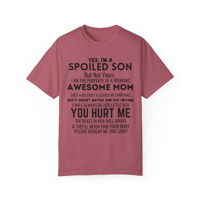 To My Son | Unisex Garment-Dyed T-shirt