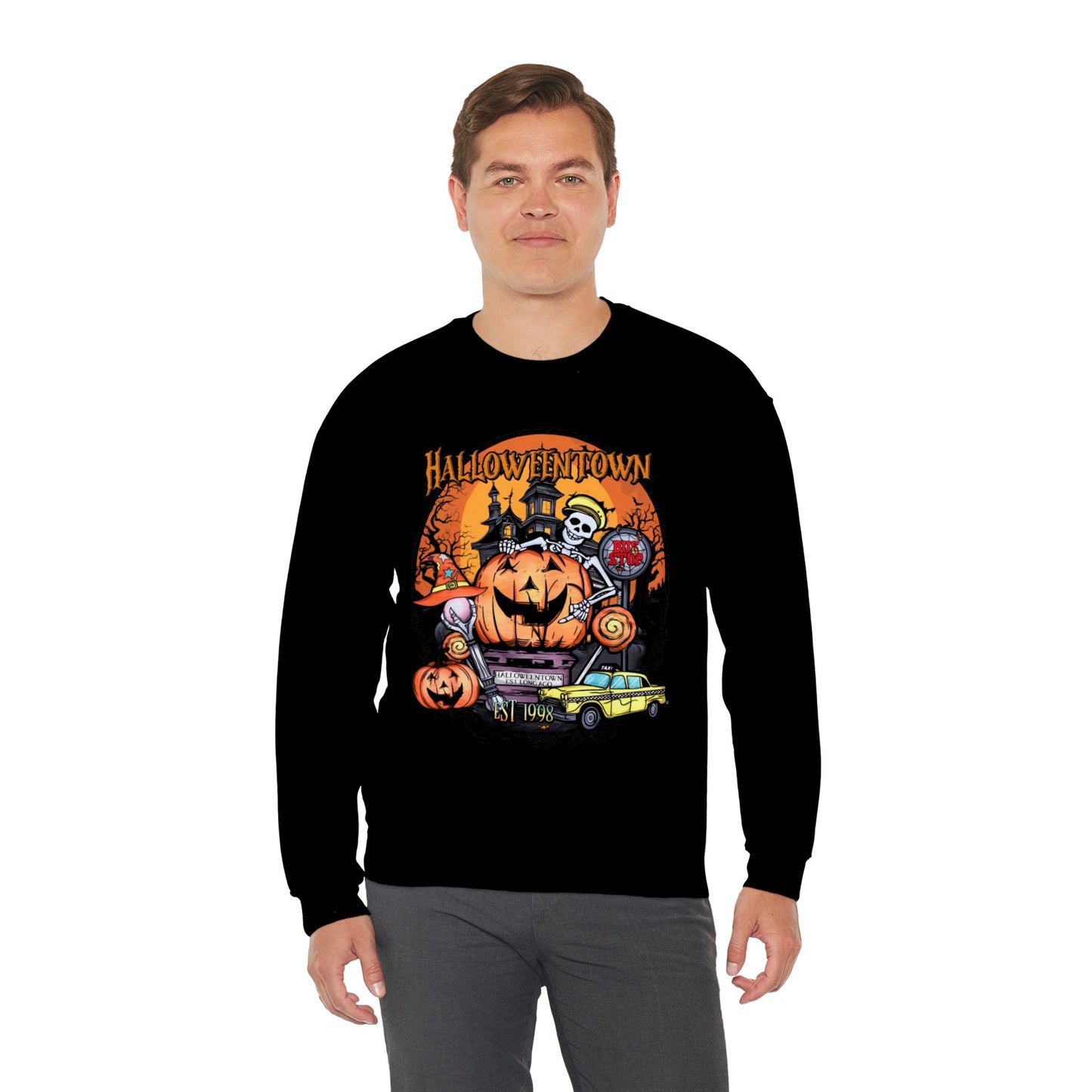 Happy Halloween / Halloweentown 2 / Unisex Heavy Blend™ Crewneck Sweatshirt