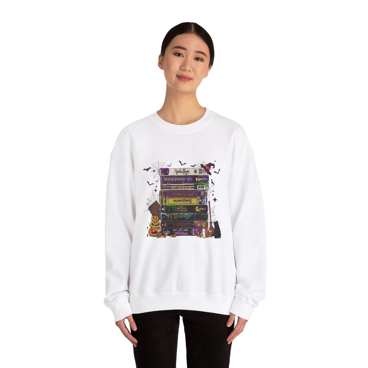 Happy Halloween / Halloween VHS / Unisex Heavy Blend™ Crewneck Sweatshirt