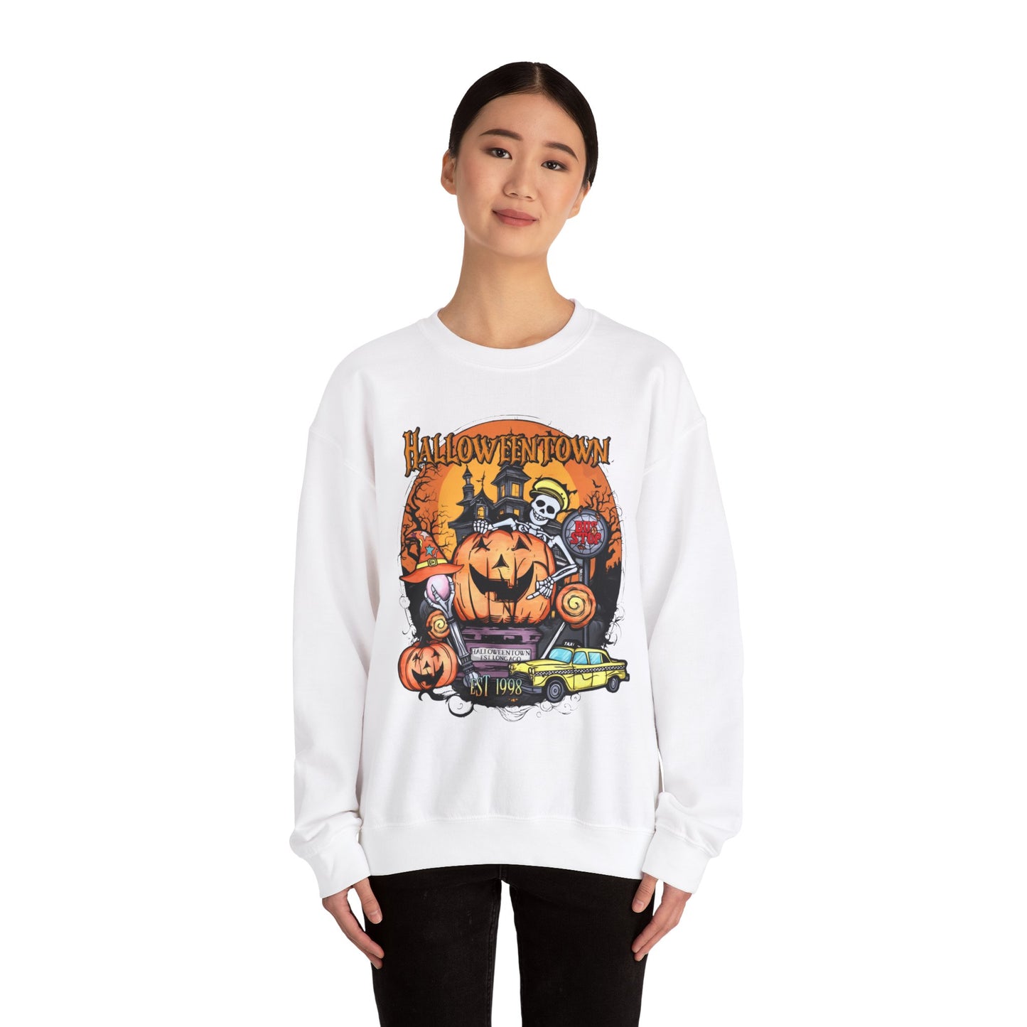 Happy Halloween / Halloweentown 2 / Unisex Heavy Blend™ Crewneck Sweatshirt