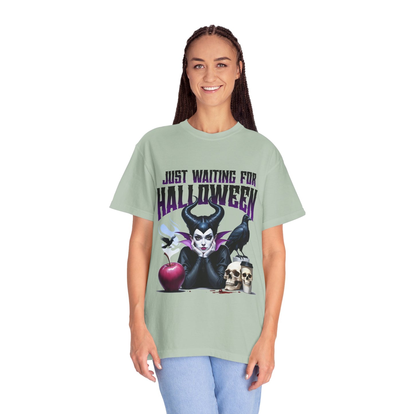 Happy Halloween /Maleficent/Unisex Garment-Dyed T-shirt