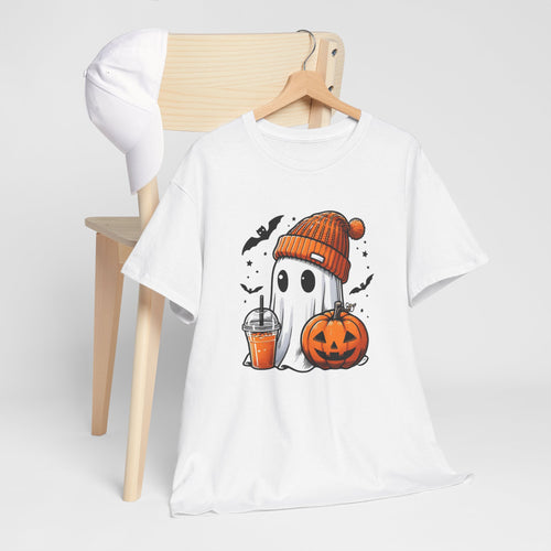 Beanie Ghost Beanie with Coffee - T-shirt