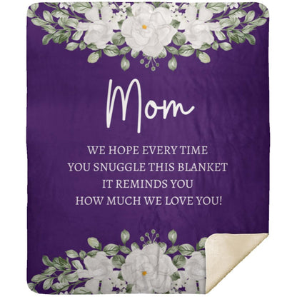 MOM FLOWER BLANKET / MOTHERS DAY GIFT