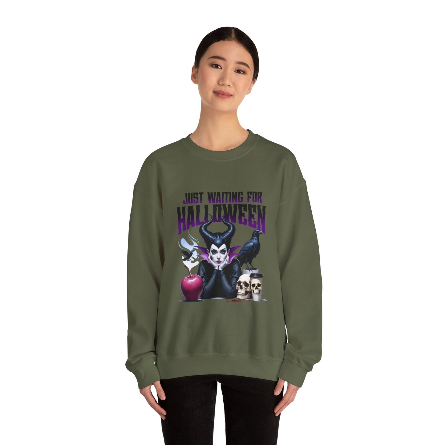 Happy Halloween / Maleficent / Unisex Heavy Blend™ Crewneck Sweatshirt