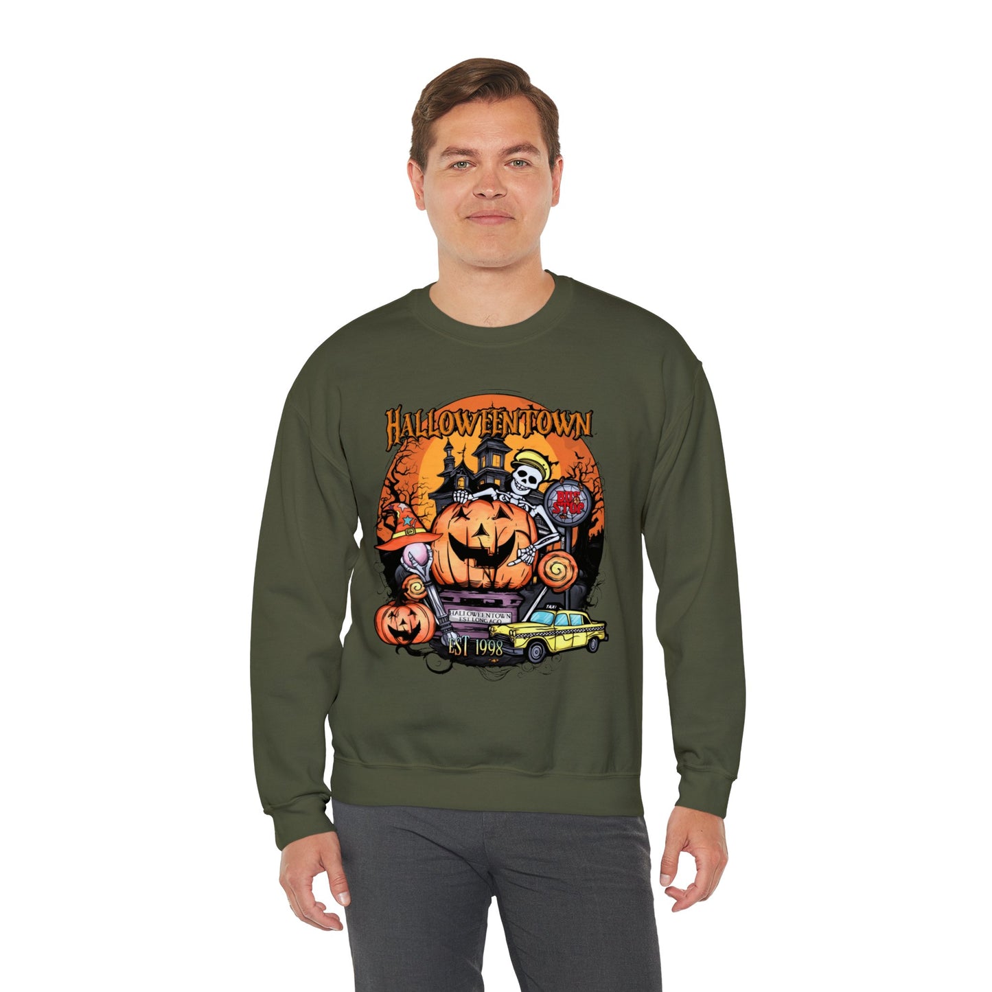 Happy Halloween / Halloweentown 2 / Unisex Heavy Blend™ Crewneck Sweatshirt