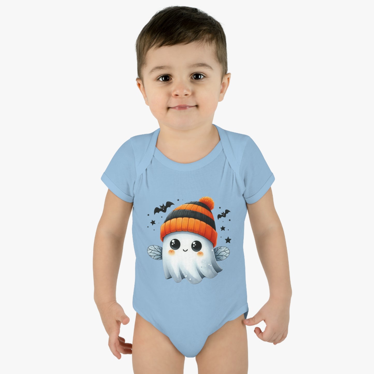 Happy Halloween/Infant Baby Rib Bodysuit