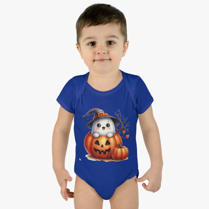 Happy Halloween/Infant Baby Rib Bodysuit