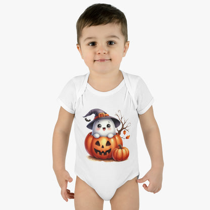 Happy Halloween/Infant Baby Rib Bodysuit