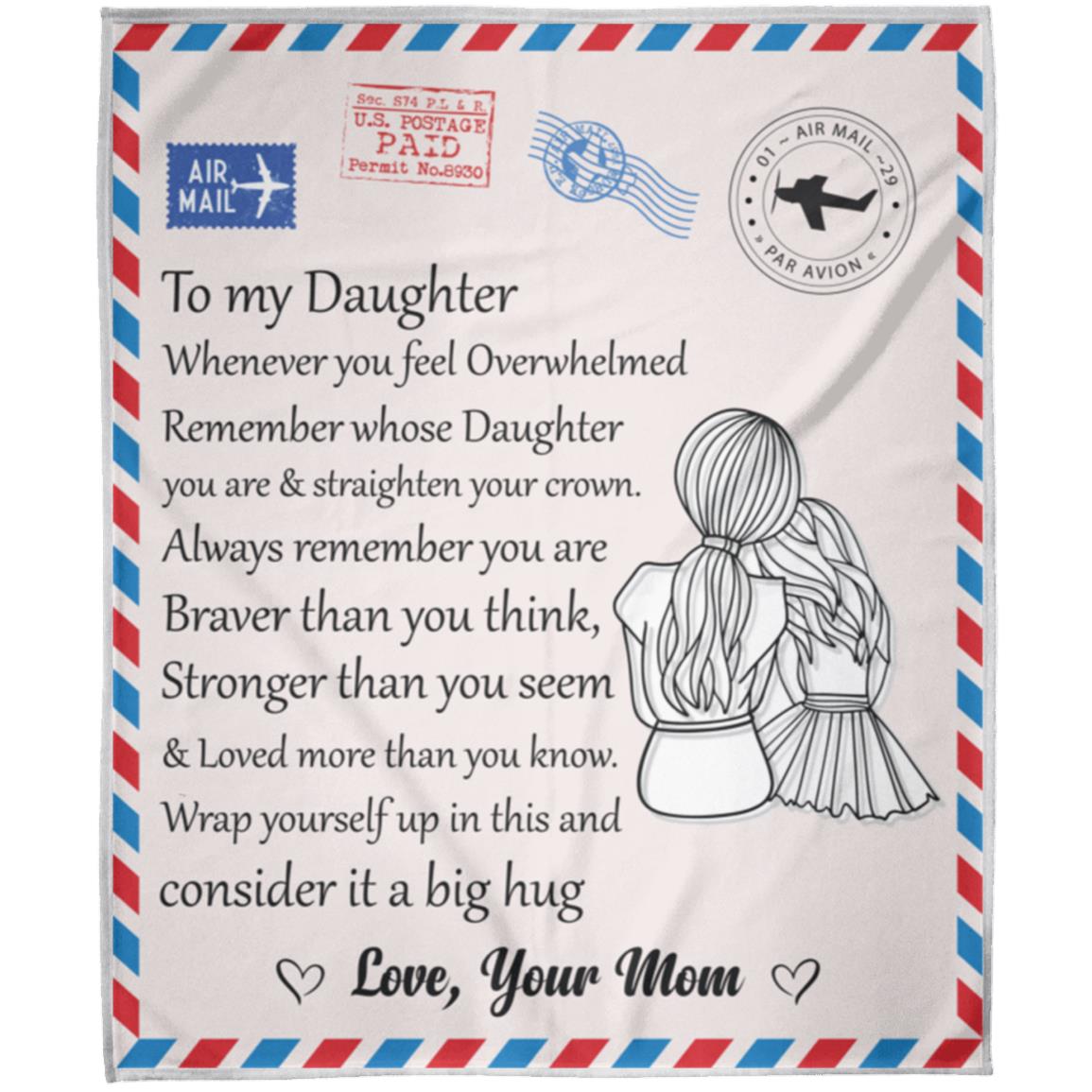 To My Daughter | FLM Arctic Fleece Blanket 50x60