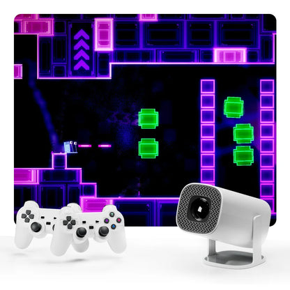 3D Game Projector P30MAX Retro Video Game Console Wireless Controller