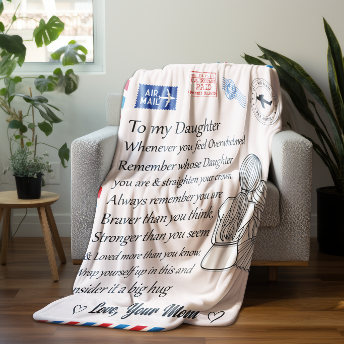 To My Daughter | FLM Arctic Fleece Blanket 50x60