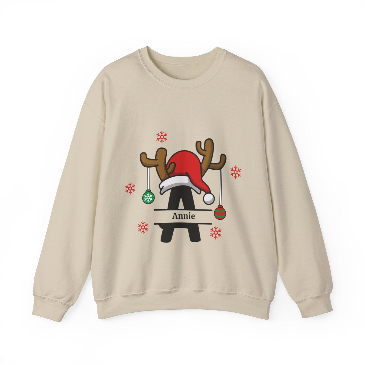 Personalized Christmas Letters with Santa Hat Sweatshirts/Hoodies