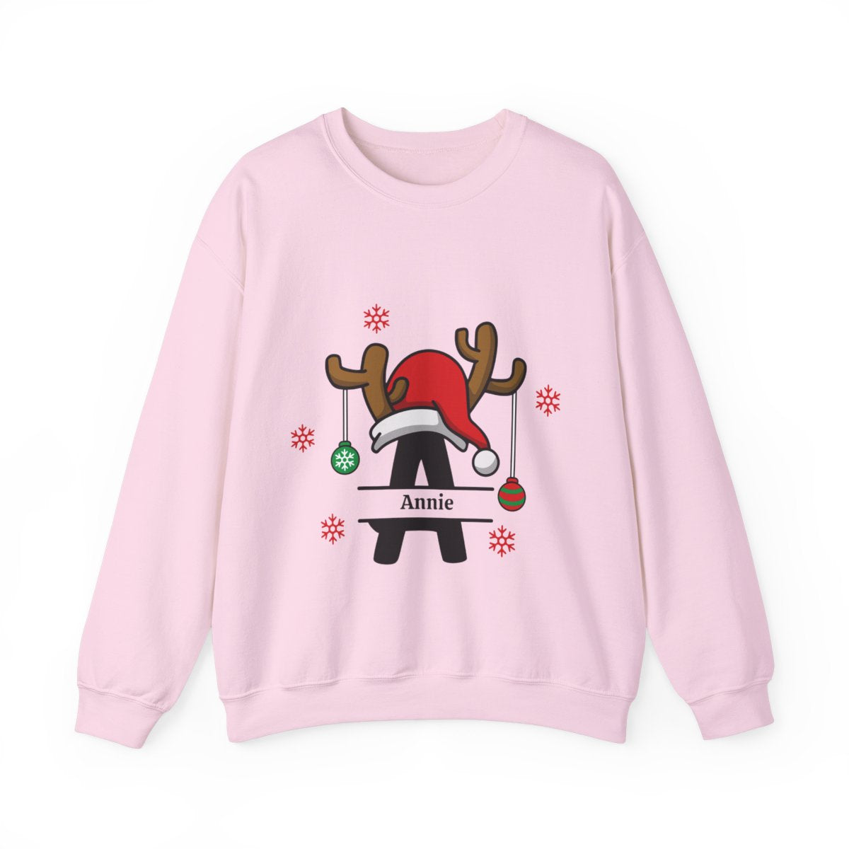 Personalized Christmas Letters with Santa Hat Sweatshirts/Hoodies