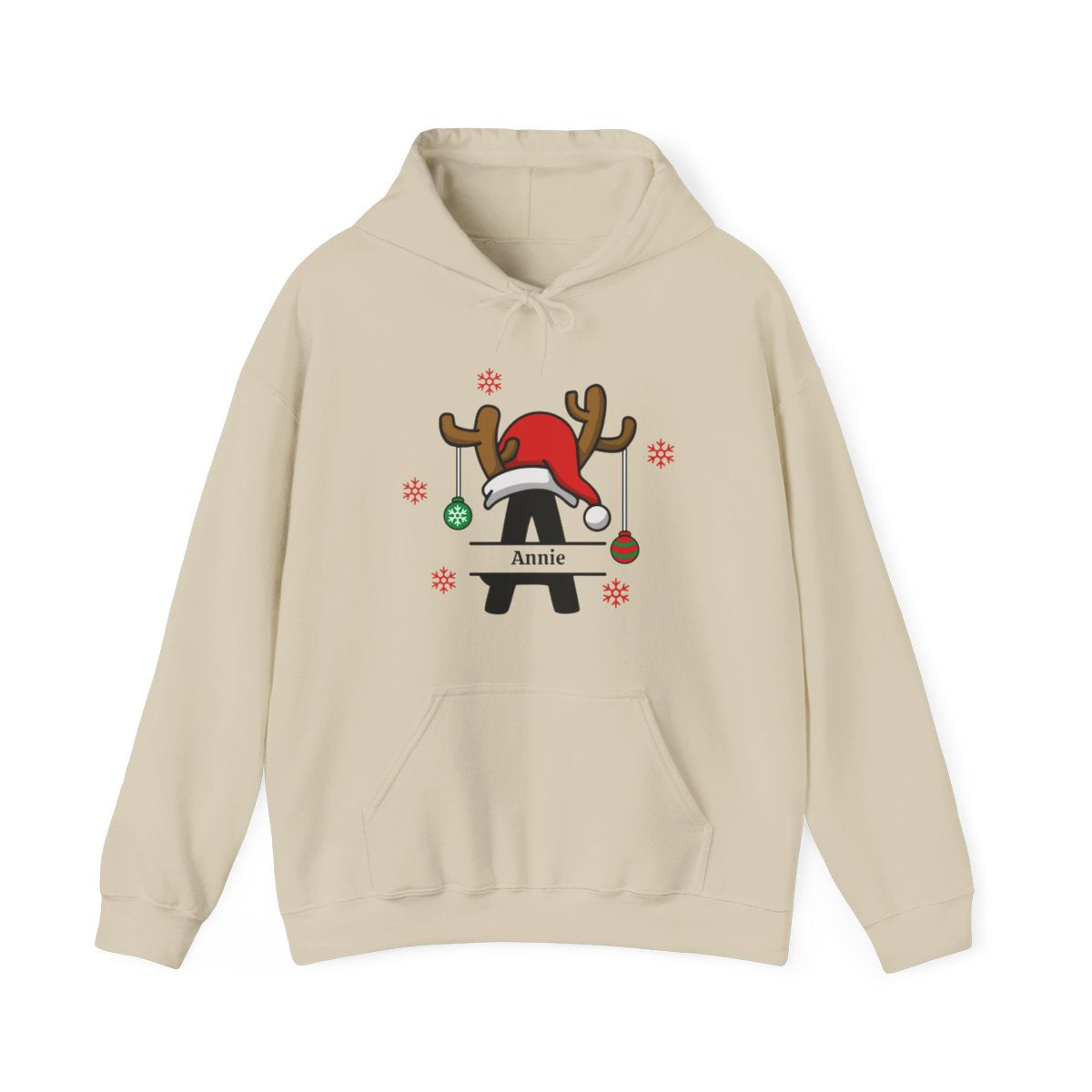 Personalized Christmas Letters with Santa Hat Sweatshirts/Hoodies