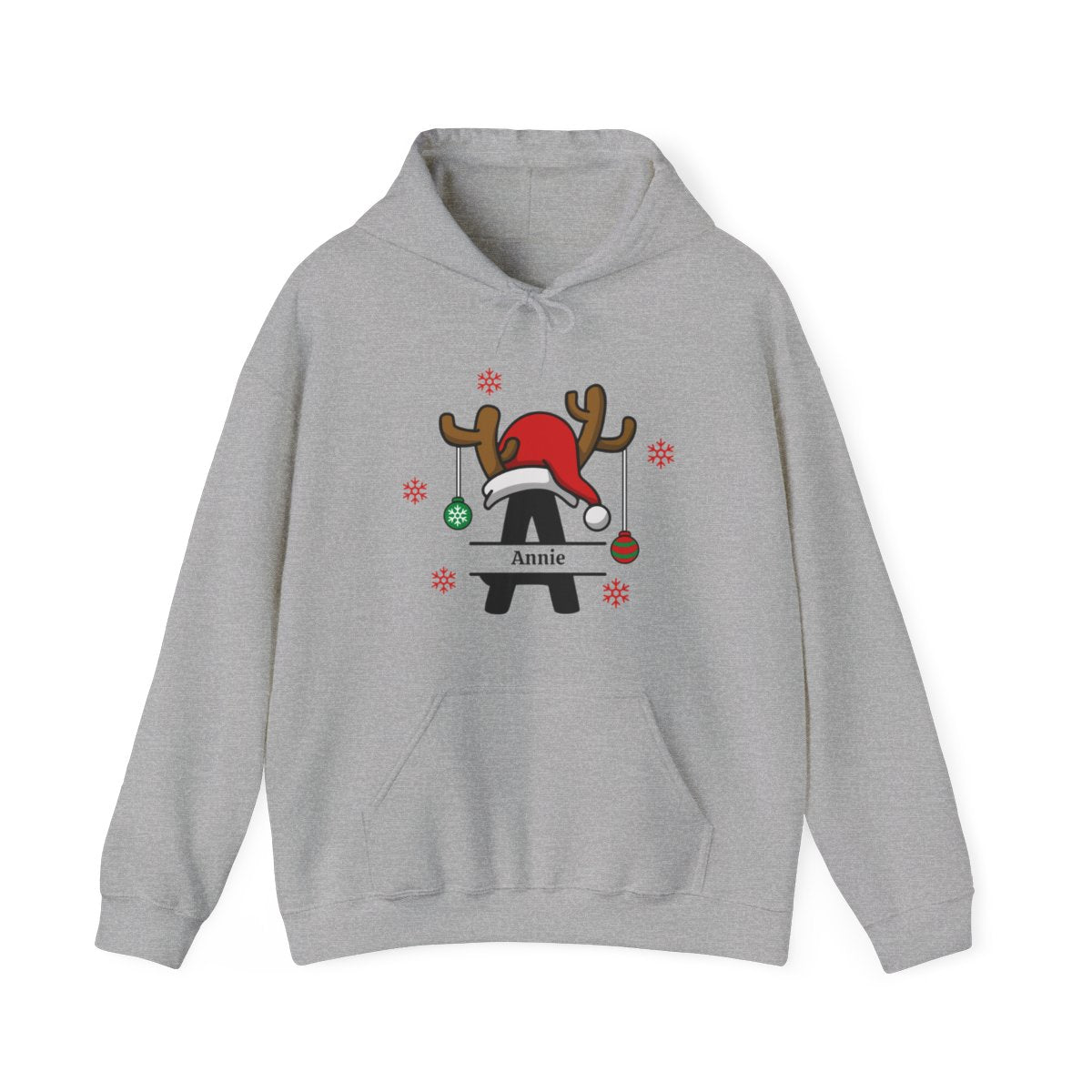 Personalized Christmas Letters with Santa Hat Sweatshirts/Hoodies